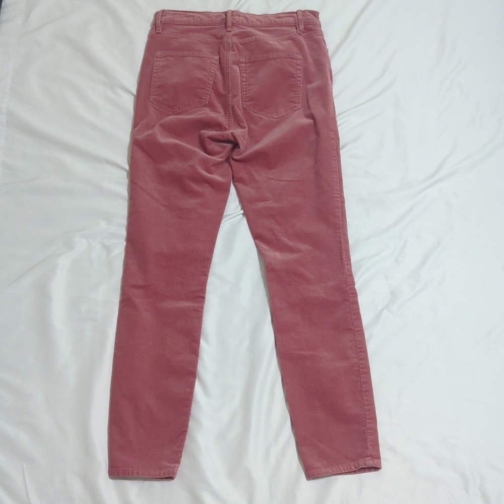 LOFT Skinny Pants in Corduroy, Color Pink Size 4/27 - Picture 3 of 15